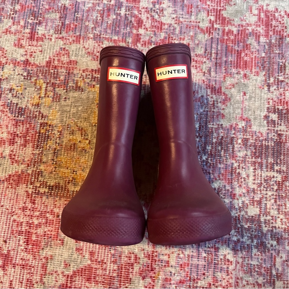 Hunter purple rain boots